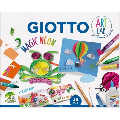 Kit de Arte Creativo Giotto - Colores Neón - Kit Creativo Kit de Arte Creativo Giotto - Colores Neón - Kit Creativo