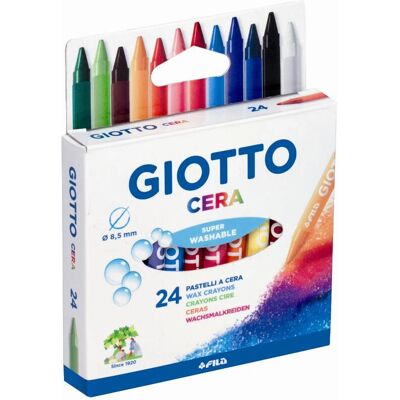 Giotto Crayons de cire - Accessoire pour bricolage - Publicité Giotto Crayons de cire - Accessoire pour bricolage - Publicité