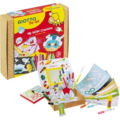Giotto Bebe My Wow Creations - Kit de Coloration et Jeu Multicolore - Publicité Giotto Bebe My Wow Creations - Kit de Coloration et Jeu Multicolore - Publicité