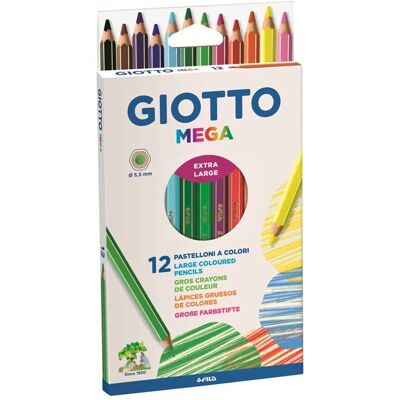 F.I.L.A. 225600 Art & Craft Supplies - 12 Large Colored Pencils F.I.L.A. 225600 Art & Craft Supplies - 12 Large Colored Pencils
