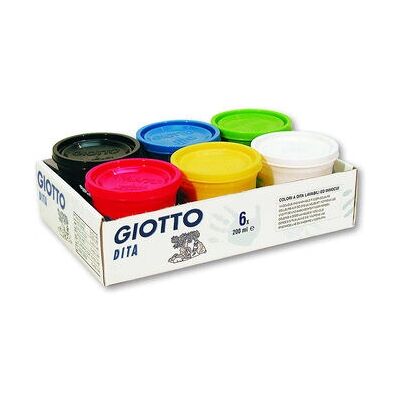 Giotto Fingerfarben - Mehrfarbig - Bastelmaterial Giotto Fingerfarben - Mehrfarbig - Bastelmaterial