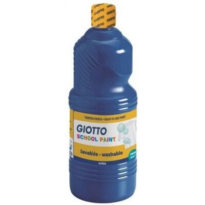 Peinture à la tempera Giotto F535317 Bleue - 500 ml - Publicité Peinture à la tempera Giotto F535317 Bleue - 500 ml - Publicité
