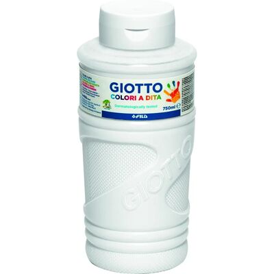 Farba Palcowa Giotto - 750ml Biała - Farba dla dzieci Farba Palcowa Giotto - 750ml Biała - Farba dla dzieci