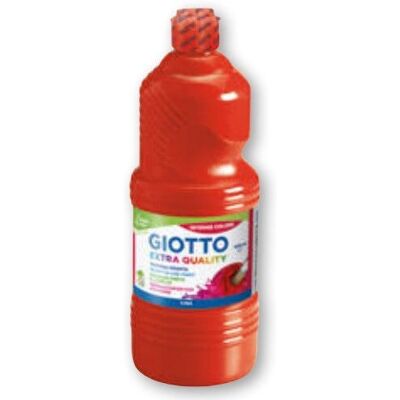 Giotto F533407 Farba temperowa do rękodzieła - 1000ml Czerwony Giotto F533407 Farba temperowa do rękodzieła - 1000ml Czerwony