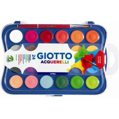 Giotto Wasserfarben - 24 Farben - Bastelmaterial Giotto Wasserfarben - 24 Farben - Bastelmaterial