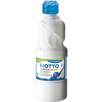 Giotto Vit akrylfärg - Barnsäker, 500ml, Glansigt slutresultat Giotto Vit akrylfärg - Barnsäker, 500ml, Glansigt slutresultat