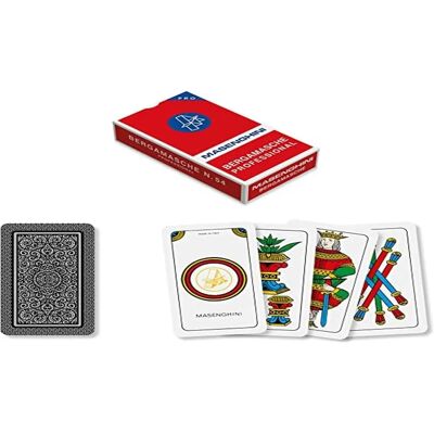Dal Negro - Carte Bergamasche con Astuccio Rosso - Carte da gioco Dal Negro - Carte Bergamasche con Astuccio Rosso - Carte da gioco