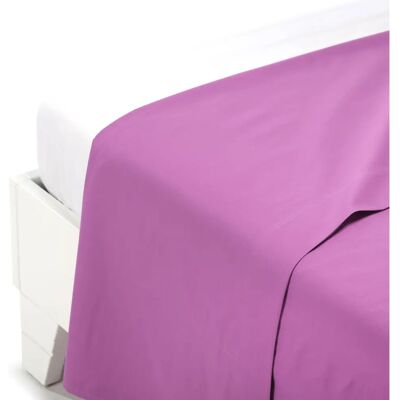 Drap-housse en coton uni Orchidee Viola - Literie Drap-housse en coton uni Orchidee Viola - Literie
