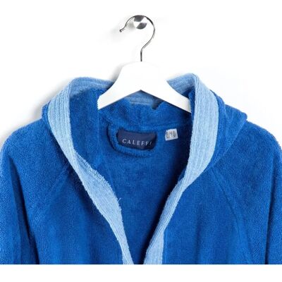 Caleffi - Accappatoio-con-cappuccio Young - 100% Cotone - Bathrobe Caleffi - Accappatoio-con-cappuccio Young - 100% Cotone - Bathrobe