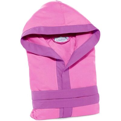 Caleffi - Serviette microfibre bicolore à capuche - Peignoir pour sport & voyage Caleffi - Serviette microfibre bicolore à capuche - Peignoir pour sport & voyage