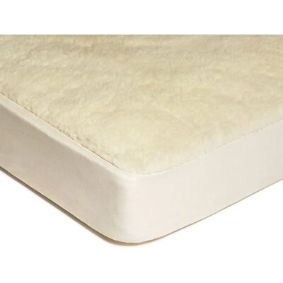 Caleffi - Mattress Protector Agnellino 100% Wool - Single - Mattress Protector Caleffi - Mattress Protector Agnellino 100% Wool - Single - Mattress Protector