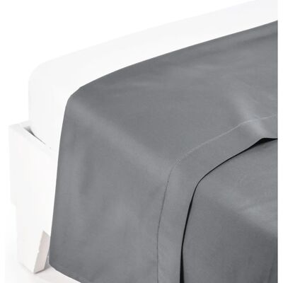 Caleffi - Baumwoll-Satin Doppeltbettlaken - Grau Caleffi - Baumwoll-Satin Doppeltbettlaken - Grau