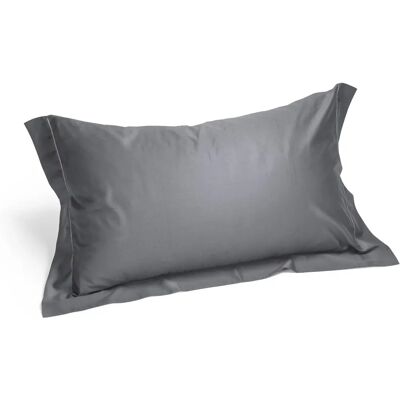 Caleffi - Housses de coussin en satin de coton - Gris - Accessoires de literie Caleffi - Housses de coussin en satin de coton - Gris - Accessoires de literie
