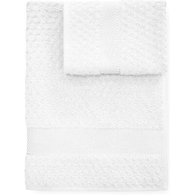 Serviette de bain blanche Caleffi - Serviette - Publicité Serviette de bain blanche Caleffi - Serviette - Publicité