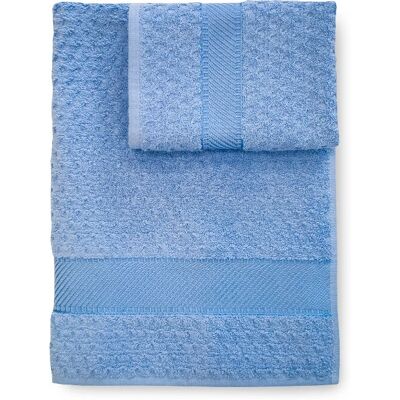 Caleffi Serviette de Bain Bleue 2 pcs - Serviette Caleffi Serviette de Bain Bleue 2 pcs - Serviette