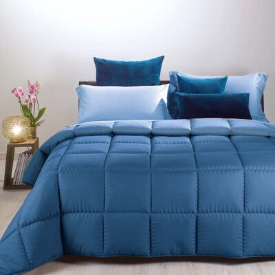 Duvet Microfibre Hypoallergénique Bleu Caleffi - Literie Hivernale Duvet Microfibre Hypoallergénique Bleu Caleffi - Literie Hivernale