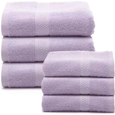 Caleffi Viola Set Asciugamani Cotone - Bagno & Ospiti - Morbido e Durevole Caleffi Viola Set Asciugamani Cotone - Bagno & Ospiti - Morbido e Durevole