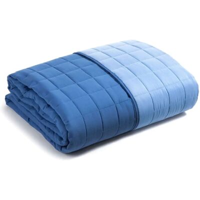 Caleffi Blue Microfiber Spring Modern Duvet Cover Caleffi Blue Microfiber Spring Modern Duvet Cover