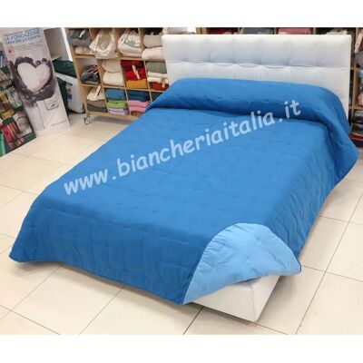 Caleffi Calduccia Mia 100% Polyester Bleu - Duvet Caleffi Calduccia Mia 100% Polyester Bleu - Duvet