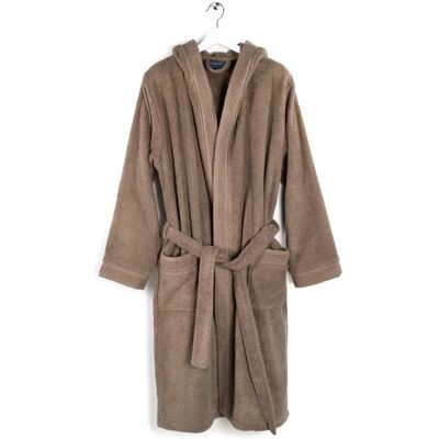 Caleffi Gim Peignoir à Capuche en Coton - Luxueux et Absorbant - Peignoir Caleffi Gim Peignoir à Capuche en Coton - Luxueux et Absorbant - Peignoir