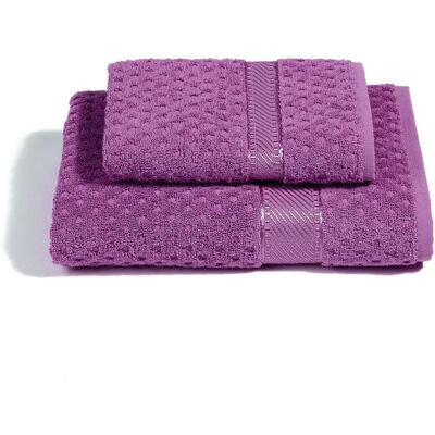 Asciugamano Ospite Caleffi Orchidea - Accessorio Bagno in Cotone di Lusso Asciugamano Ospite Caleffi Orchidea - Accessorio Bagno in Cotone di Lusso