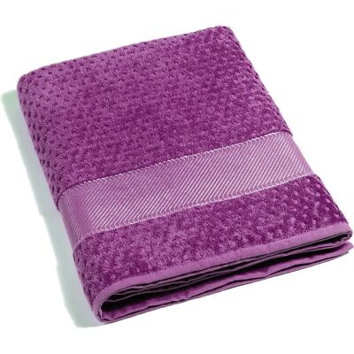 Serviette Orchidée Caleffi - Linge de Bain en Coton Doux Serviette Orchidée Caleffi - Linge de Bain en Coton Doux