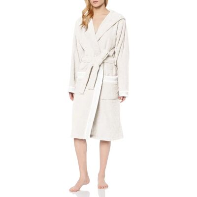 Peignoir à Capuche Gim 100% Coton - Beige Peignoir à Capuche Gim 100% Coton - Beige