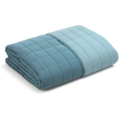 Housse de duvet matelassée en microfibre Turchese - Literie Housse de duvet matelassée en microfibre Turchese - Literie