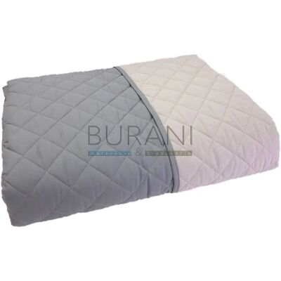 Caleffi Housse de couette printemps grise en coton - Housse de couette Caleffi Housse de couette printemps grise en coton - Housse de couette