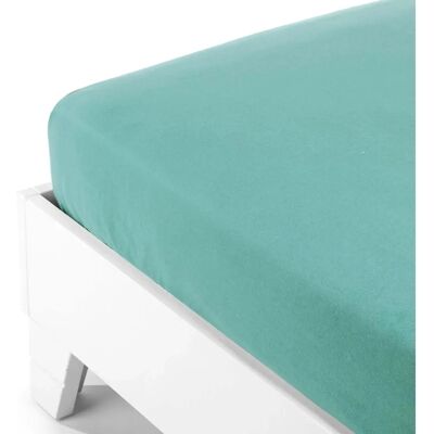 Caleffi - Drap-housse en flanelle - Vert - Taille lit Caleffi - Drap-housse en flanelle - Vert - Taille lit