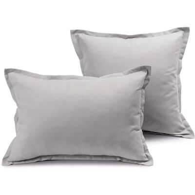 Coussin Moderne en Microfibre Gris Caleffi - Coussin Coussin Moderne en Microfibre Gris Caleffi - Coussin
