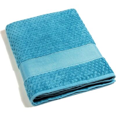 Toalla Sirena Caleffi - Algodón Suave, Jacquard, Azul - Toalla Toalla Sirena Caleffi - Algodón Suave, Jacquard, Azul - Toalla