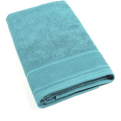 Serviette de bain Caleffi - 90x140cm - Turquoise - Serviette de bain Serviette de bain Caleffi - 90x140cm - Turquoise - Serviette de bain