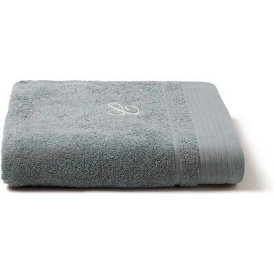 Caleffi Geborduurd Theedoek - Theedoek - Grijs Caleffi Geborduurd Theedoek - Theedoek - Grijs