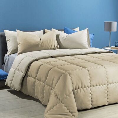 Duvet Moderne Caleffi - Beige - Microfibre Hiver Duvet Moderne Caleffi - Beige - Microfibre Hiver