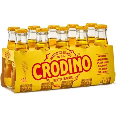Crodino Alkoholfri Aperitif - Urter Citruss - 10 cl Flaske Crodino Alkoholfri Aperitif - Urter Citruss - 10 cl Flaske