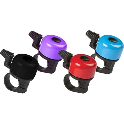 Fietsklok - Assortiment kleuren - Eenvoudig te installeren Fietsklok - Assortiment kleuren - Eenvoudig te installeren