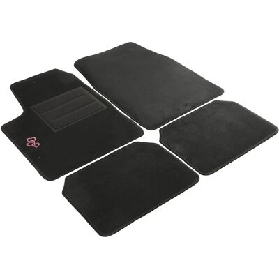 START Ensemble de Tapis Auto - Broderie Cœur - Universel START Ensemble de Tapis Auto - Broderie Cœur - Universel