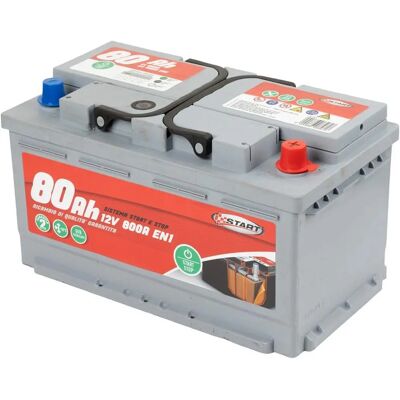 START - 80Ah 12V 720A - Sigillata - Stop&Start - Batteria START - 80Ah 12V 720A - Sigillata - Stop&Start - Batteria