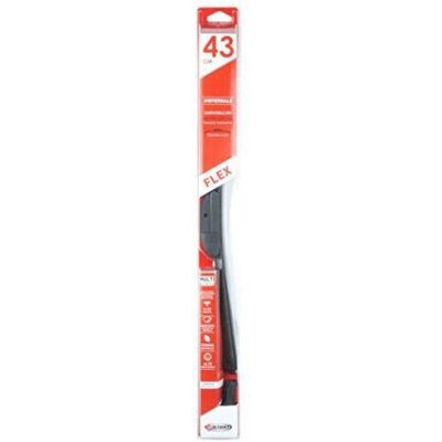 COLZANI 43cm - 17" Balai d'essuie-glace - Courbé, Flexible, Caoutchouc Interchangeable - Publicité COLZANI 43cm - 17" Balai d'essuie-glace - Courbé, Flexible, Caoutchouc Interchangeable - Publicité