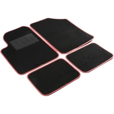 Start Modèle - Tapis de sol auto à bord rouge Start Modèle - Tapis de sol auto à bord rouge