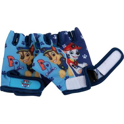 Gants de vélo XS Paw Patrol - Enfants Bleu - Publicité Gants de vélo XS Paw Patrol - Enfants Bleu - Publicité