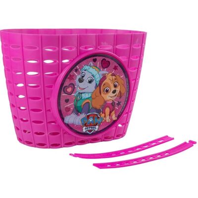 Cestino per Bicicletta Rosa Paw Patrol - Regolabile e Facile da Montare Cestino per Bicicletta Rosa Paw Patrol - Regolabile e Facile da Montare