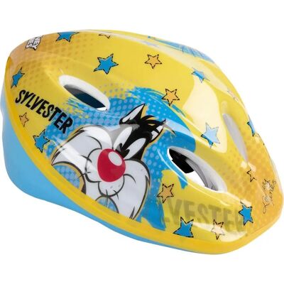 Looney Tunes kinder fietshelm - 52-56cm - Geel Looney Tunes kinder fietshelm - 52-56cm - Geel
