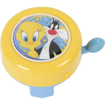 Looney Tunes Kinder Fietsbel - Gemakkelijk te installeren - Duurzaam metaal - Levendig geel - Kinderfietsbel Looney Tunes Kinder Fietsbel - Gemakkelijk te installeren - Duurzaam metaal - Levendig geel - Kinderfietsbel