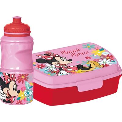 Supporto Pic Nic e Borraccia Minnie Mouse - 380 ml, 17 cm, Plastica Supporto Pic Nic e Borraccia Minnie Mouse - 380 ml, 17 cm, Plastica