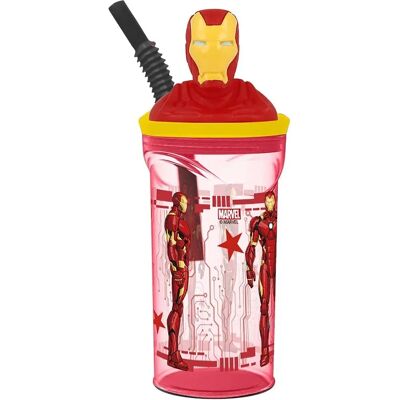 Marvel - Iron Man Gobelet - 360ml - Rouge - Gobelet - Publicité Marvel - Iron Man Gobelet - 360ml - Rouge - Gobelet - Publicité