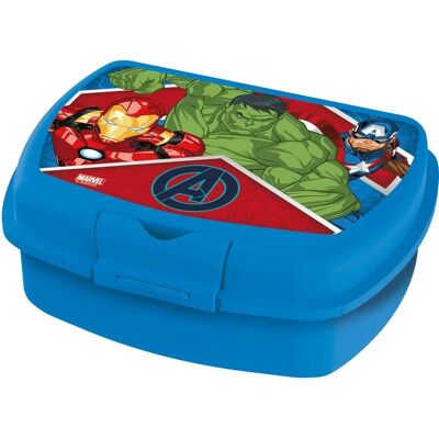 Tataway Blue Marvel Sandwich Box - Résistant aux chocs, Verrouillage sécurisé, Design Marvel - Publicité Tataway Blue Marvel Sandwich Box - Résistant aux chocs, Verrouillage sécurisé, Design Marvel - Publicité