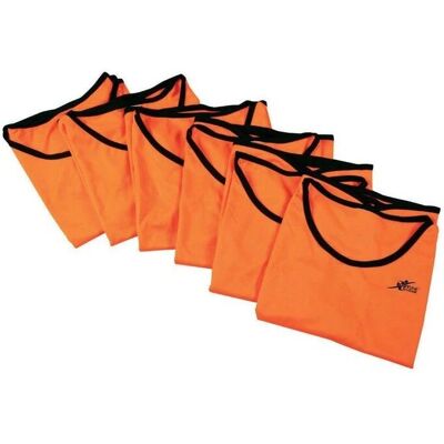 BODYLINE Modell - Orangen Pinnies - Sechs Stück - Fußball BODYLINE Modell - Orangen Pinnies - Sechs Stück - Fußball