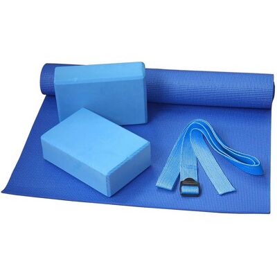 Ensemble de Yoga Bodyline - Unisexe Bleu - Kit de Yoga Ensemble de Yoga Bodyline - Unisexe Bleu - Kit de Yoga